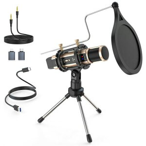 ZealSound USB�R���f���T�[�}�C�NPC�}�C�N�Q�C�������E�w�b�h�t�H�����j�^�[���� �|�b�h�L���X�g/�X�g���[�~���O/�z�M �|�b�g�L���X�gZoom �^��/��c�p Windows/Mac/PS4/PS5�Ή�