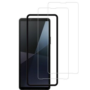 HKKAISxperia10viガラスフィルム【2枚セット】ガイド枠付き日本製硝子採用Xperia10VISOG14SO-52EXperia10V2023SO-52DSOG11用ガラスフィルム液晶保護フイルム強化