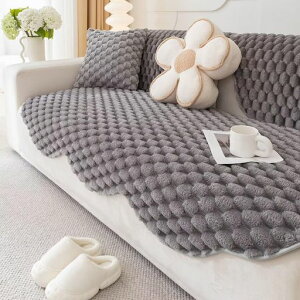 KAMIMORIソファカバーズレないマルチカバー3人掛け2人掛け1人掛け肘付き肘なしソファ-カバーあったか吸湿発熱蓄熱ソフトタッチ滑り止めソファーパッドかけるだけ長座布団モコモコふわふ…