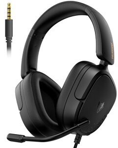 NUBWO �Q�[�~���O�w�b�h�Z�b�g PS5�w�b�h�Z�b�g �}�C�N�t�� 3.5mm �L�� ���̉��� �~���[�g�@�\�t�� 250g �y�� �w�b�h�z�� PS5 PS4 Switch 2 Xbox PC �X�}�z �Ή� (�u���b�N)