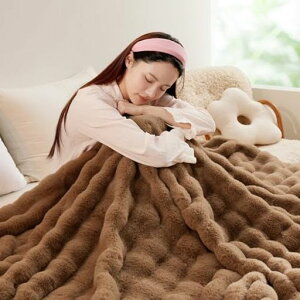 SAPHREAS毛布ふわとろ毛布ブランケットもひざ掛けふわふわもこもこ毛布二枚合わせ柔らかく肌触吸湿発熱暖かい洗える厚手高密度毛抜けない静電気防止昼寝冬用冷え対策カーキ130x160cm