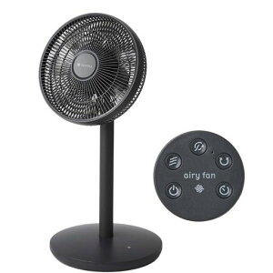 cocono ��@ �É� 360�x��U�� ������� �X�}�z���� airy fan Basic CF-B271SR-GR (�O���[) - DC���[�^�[ �T�[�L�����[�^�[ �A�v������ �C���e���A�Ɠd �G�A���[�t�@�� �x�[�V�b�N �R�R�m