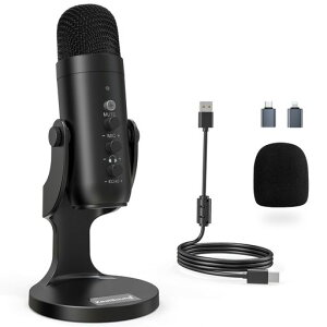 ZealSound USB �}�C�N �R���f���T�[ �}�C�N PC �}�C�N ���}�C�N �P��w���� �G�R�[�@�\�t�� ��c�p �Q�[�� ���� �}�C�N �^�u���b�g PC�p�^���}�C�N/YouTube�p/���ʐM�E�Q�[�������p/Skype/LINE ���c