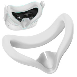 �yBARDATS�zFOR META QUEST 3S �t�F�C�X�N�b�V�����J�o�[ �V���R���t�F�C�X�J�o�[ ���R��h�~ �h�� �h�� �􂦂�_�X�g�J�o�[ META QUEST 3S �p VR �A�N�Z�T���[ (�V���o�[�O���[)
