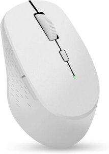 RAPOO M300 �}�E�X ���� ���C�����X Bluetooth �É� 2400DPI USB���V�[�o�[�t�� ���w�� �d�r�����ő�12�P�� Windows/Mac OS/iPad/Chrome/Laptop/PC�Ή� �z���C�g