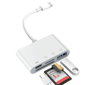 TRAOOType-c�������J�[�h���[�_�[4in1USB/SD/TF�}���[�dOTG�Ή����@�\�J�[�h���[�_�[�ݒ�s�v�f�[�^�ڍs�ۑ��o���������ǂݎ��]��i-Phone15/16/PC/Android/�Ȃǋ@��ɓK�p
