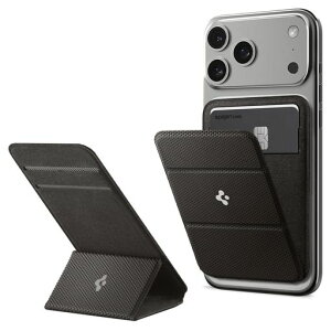 [Spigen]MagSafe�Ή��J�[�h�P�[�X�X�^���h�@�\�X�����}�O�l�b�g�����w�ʃE�H���b�giPhone17e/17/16/15/14/13/12�V���[�YPixel10a�}�O�l�b�g�J�[�h����X�}�[�g�E�t�H�[���h�E�}�O�t�B�b�g