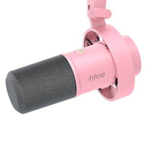 FIFINE USB/XLR�_�C�i�~�b�N�}�C�N �P��w���� PC/PS4/PS5�Ή� �Q�[�~���O/�z�M�p �s���N K688P