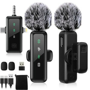 �y2026�V�^�s���}�C�N�zBILIWAL �s���}�C�N ���C�����X iPhone iPad Android PC �J�����Ή� �u���ڑ� ���擯�� 5X LED�w�������� �m�C�Y�y�� 9���ԘA���g�p 360°�W�� 360°��]�� �N���b�v�� ���~�j