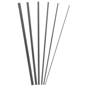 Milisten6pcs釣り竿修理ツールポールカーボンロービング竿修理カーボンロッド炭素繊維釣竿修理炭素繊維修理用品釣り竿修理アクセサリー長さ100mm(4mm+4.5mm+5mm+5.5mm+6mm+6.3mm)