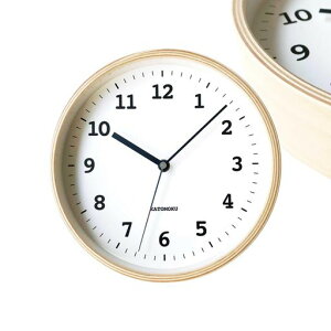 KATOMOKUplywoodclock13i`km-84NARC|vAbja20.2cm(dgv)