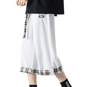 [Poperdision]�����Y�n�[�t�p���c���C�h�p���c�ĕ�������N���b�v�h�p���c�傫���T�C�Y�X�E�F�b�g�V���[�g�Y�{�������b�N�X�E�G�X�g�S���X�|�[�c�����j���O�V���v���I�V����white-4XL