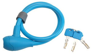 PALMY(パルミー)ワイヤーロックP-4505/Φ12x700mmブルー