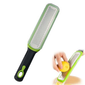 Doyimeおろし器スティック型グレーターコンパクトプロ仕様防錆性と耐久性ステンレスゼスターグレーターチーズしょうがレモンにんにく大根ベジクラグリーン