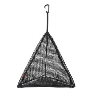 干し網干物ネットドライネットキャンプ三角形アウトドア食器干しネット折りたたみ多機能野菜食器乾燥メッシュブラック-L40*43.5cm