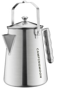 キャンピングムーン(CAMPINGMOON)焚き火ケトル直火ファイアープレイスケトルキャンプケトル一体成形ステンレス3041.5LSW-6