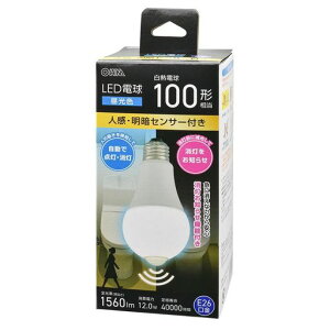 �I�[��(OHM)�I�[���d�@ LED�d�� E26 100�`���� �l�����ÃZ���T�[�t�� �����F LDA12D-G R52 06-4790