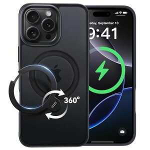 �y2025�ō�����&��_360�x��]�zCASEKOOiPhone16ProMax�p�P�[�X�ČRMIL�K�i�ϏՌ�MagSafe�Ή����ϋv���y���c�����E�p�x���R�����z�ő�25W�}���[�d�Ή��w��h�~/�}�b�g�d�グ/���ϖh�~/������