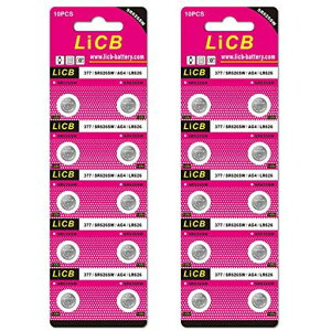 LiCB 20�� SR626SW �{�^���d�r ���v�p�y377 �ALR66�ALR626�AAG4�A377A�����i�z