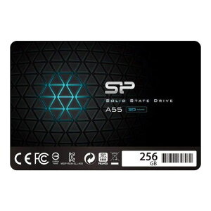 �V���R���p���[ SSD 256GB 3D NAND�̗p SATA3 6Gb/s 2.5�C���` 7mm PS4����m�F�� 3�N�ۏ� A55�V���[�Y SP256GBSS3A55S25