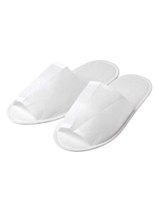 ストリックスデザイン使い捨てスリッパ室内10足個包装白やわらかな履き心地で滑りにくい不織布男女兼用スリッパ使い捨てSB-018