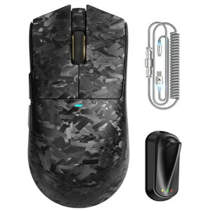 ATTACK SHARK X11 ULTRA 8K ���� �Q�[�~���O�}�E�X Nordic54L15 PAW3950MAX �J�[�{���t�@�C�o�[ ��B
