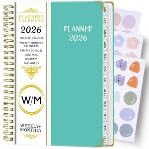 FENSPARKXPW[2026N1n܂A5TCY蒠LVXe蒠vi[}X[&EB[N[ԊǗm[grWlXn[hJo[22x16cm(F)