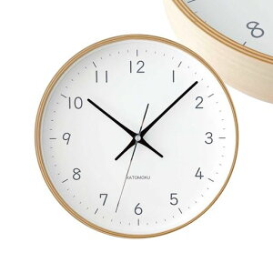 KATOMOKUplywoodclock22ubNkm-121BKRC|vAbja25.2cm(dgv)