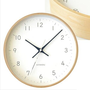 KATOMOKUplywoodclock22ubNkm-121BKRC|vAbja25.2cm(dgv)