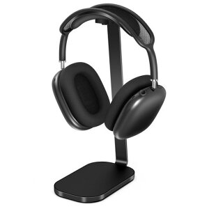 VICHYIE �w�b�h�z���X�^���h�AAirPods Max�p�A�A���~�����T�|�[�g�o�[�ƈ��肵������~�߃x�[�X�A�قƂ�ǂ̃w�b�h�t�H���ɑΉ� - �u���b�N