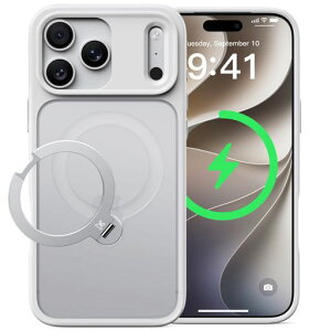 CASEKOO iPhone 18Pro Max/17 Pro Max �p �P�[�X�y2026�ō�����&��_360�x��]�z��_360�x��]�z MagSafe�Ή� �ČRMIL�K�i 360°�S�����ϏՌ� �y���c�����E�p�x���R�����z �ő�25W�}���[�d�Ή�