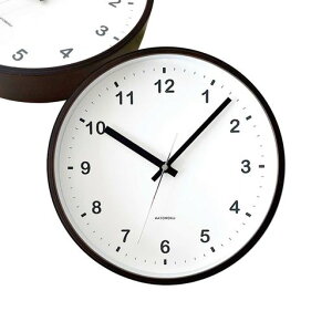 KATOMOKUplywoodwallclockuE|vAbjkm-35MRC252mm(dgv)
