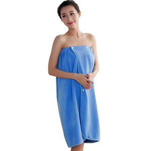 Tibemiラップタオル大人用大きいサイズマイクロファイバーバスタオル大判吸水速乾薄いバスローブレディース巻きタオルずり落ちない風呂上がりエステ用ジム用温泉用プール用80*135cm(スカ…