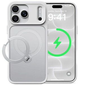 CASEKOO iPhone 18Pro/17 Pro �p �P�[�X �y2026�ō�����&��_360�x��]�zMagSafe�Ή� �ČRMIL�K�i 360°�S�����ϏՌ� �y���c�����E�p�x���R�����z �ő�25W�}���[�d�Ή�