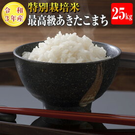 【令和3年産】【送料無料】秋田県 大潟村産 特別栽培米 最高級 あきたこまち 25kg（5kg×5袋）