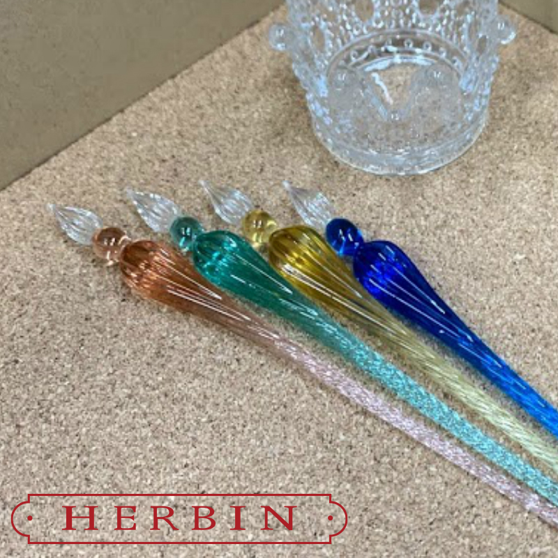 透明感のあるキレイなガラスペン J.HERBIN エルバン ガラスペンDipPen GlassPen 大特価!! ファッション通販 ディップペンクリアタイプハンドメイド2020新作