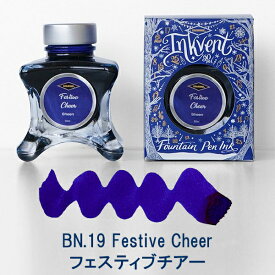 ガラスペン用インク/万年筆用インク【DIAMINE/ダイアミン】Blue-ed. Sheen INKブルーエディション シーン インク玉虫色50ML ボトルインク