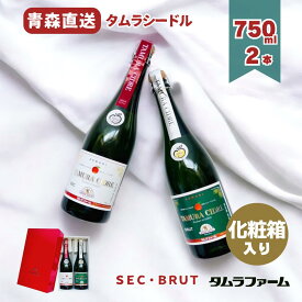 タムラファーム タムラシードル SEC ＆ BRUT 詰め合わせ 750ml [ 2本入り ] ドラマで紹介された「情熱のシードル」 飲み比べ 送料無料
