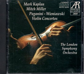 【中古】【CD】Paganini Wieniawski: Violin Concertos [輸入盤] / MARK KAPLAN MITCH MILLER / Arabesque Recordings Z6597
