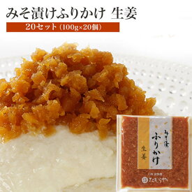 たむらや 味噌漬け みそ漬け みそ漬 ふりかけ 生姜 20セット 100g×20