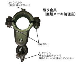 ブランコ交換用　吊り金具　Φ60.5用　周長約19cm
