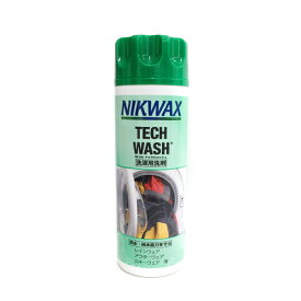 NIKWAX ニクワックス テックウォッシュ TECH-WASH 〔撥水生地用 洗濯洗剤〕EBE181 300ml スキー スノーボード