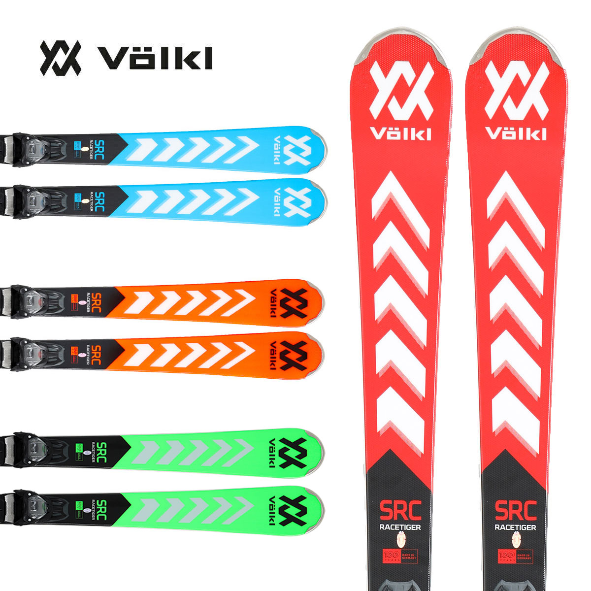 【楽天市場】VOLKL〔フォルクル スキー板〕＜2019＞RACETIGER SRC DEMO + vMOTION 11  GW〔163cm〕【金具付き・取付送料無料】: スキー専門店　タナベスポーツ