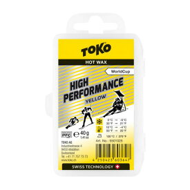 TOKO トコ ワックス High performance イエロー 40g 5501025 固形 スキー スノーボード スノボ