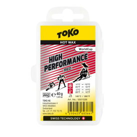 TOKO トコ ワックス High performance レッド 40g 5501026 固形 スキー スノーボード スノボ