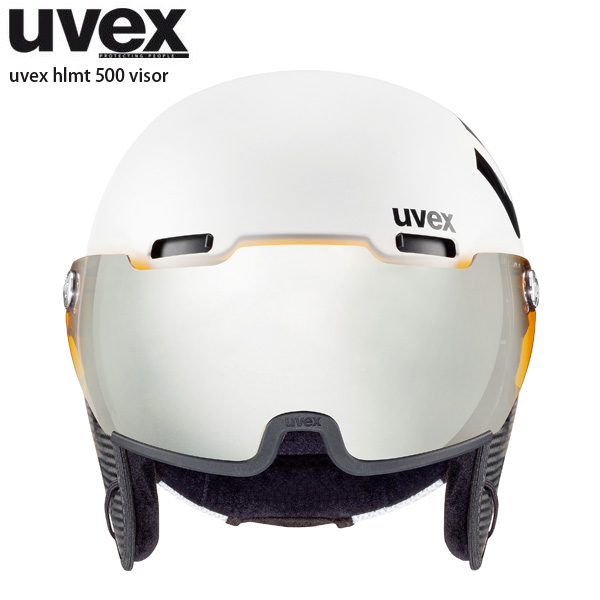 スキー ヘルメット メンズ レディース UVEX ウベックス 2021 hlmt 500 visor〔ウベックス500バイザー〕 20-21 旧モデル  スノーボード〔SAH〕 | スキー専門店　タナベスポーツ