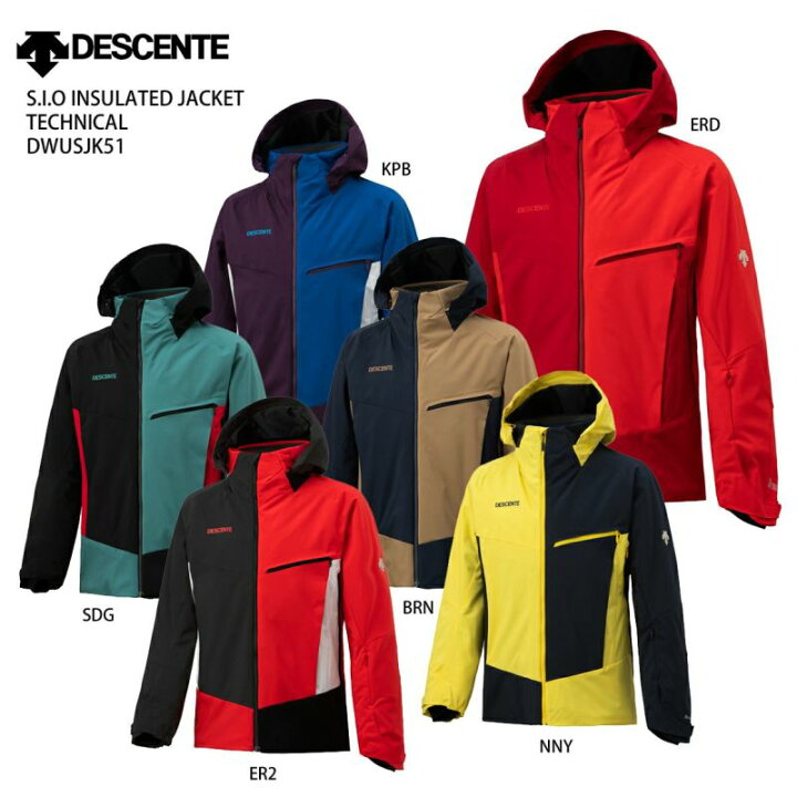 楽天市場 スキー ウェア メンズ レディース Descente デサント ジャケット 22 S I O Insulated Jacket Technical Dwusjk51 旧モデル21 22 Muji スキー専門店 タナベスポーツ