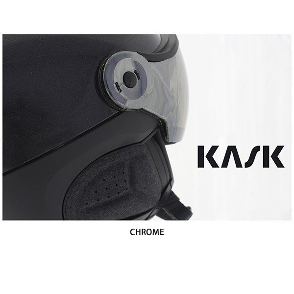 スキー ヘルメット メンズ レディース KASK カスク 2021 CHROME〔クローム〕バイザー付き 20-21 スノーボード 【hq】 |  スキー専門店　タナベスポーツ