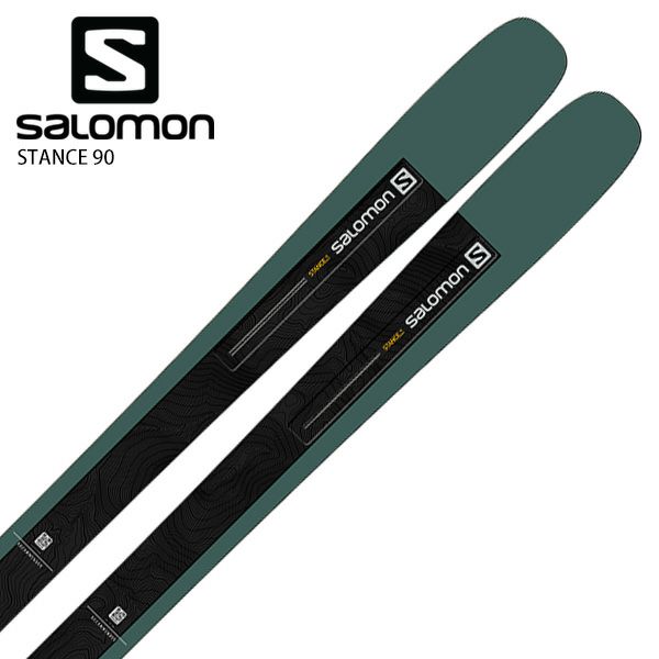 スキー板 人気の製品 SALOMON サロモン 2022 STANCE 90 ビンディング WARDEN + 11 セット 取付無料 安心と信頼