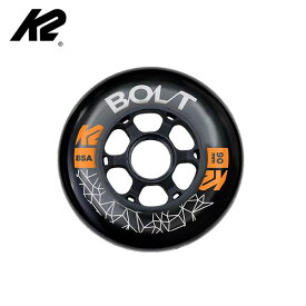 K2〔ケーツー インラインスケート ホイール〕＜2021＞BOLT 90MM/85A 4PK BK